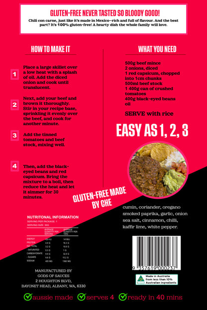 Gluten-Free Chilli Con Carne Recipe Base - (5 Pack)