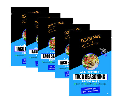 Gluten-Free Taco Seasoning Recipe Base (5 Pack)